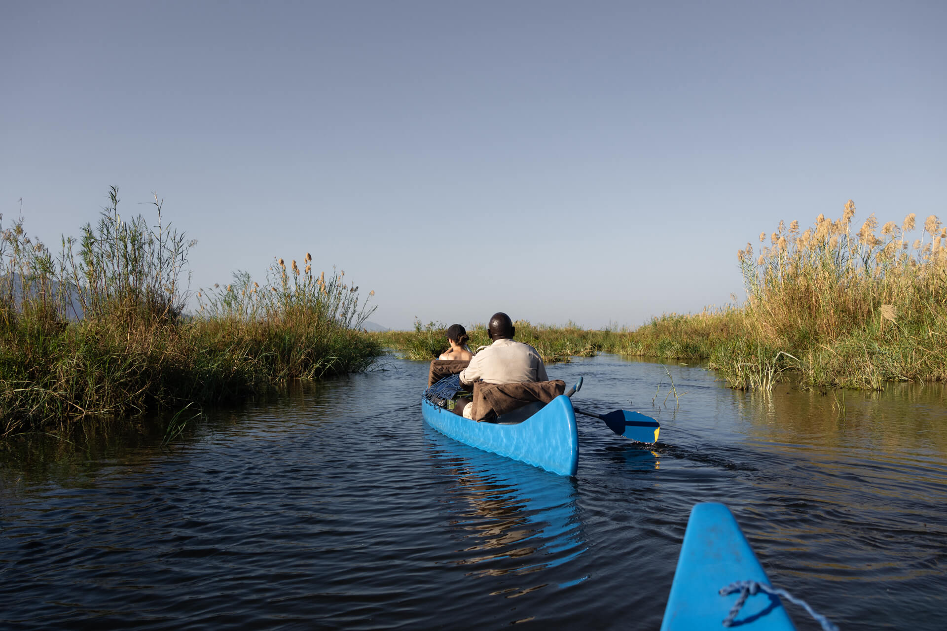 Canoeing on the Zambezi